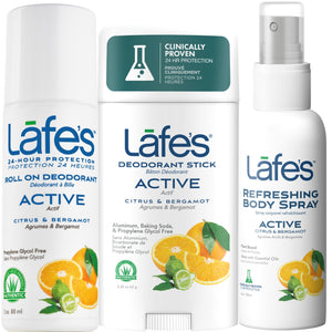 Lafe's Active Deodorant & Body Spray Sampler