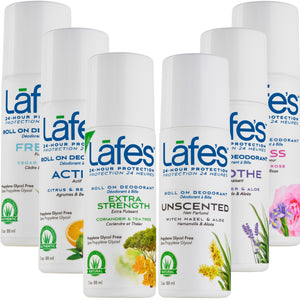 Lafe's Deodorant Roll On - Variety 6 Pack