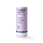 FRONT of Lafe's Paper Barrel Deodorant Stick Lavender & Aloe