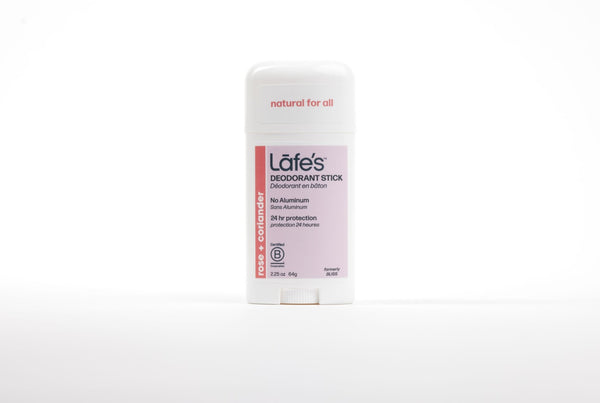 Lafe's Deodorant Stick - Rose + Coriander (Bliss)