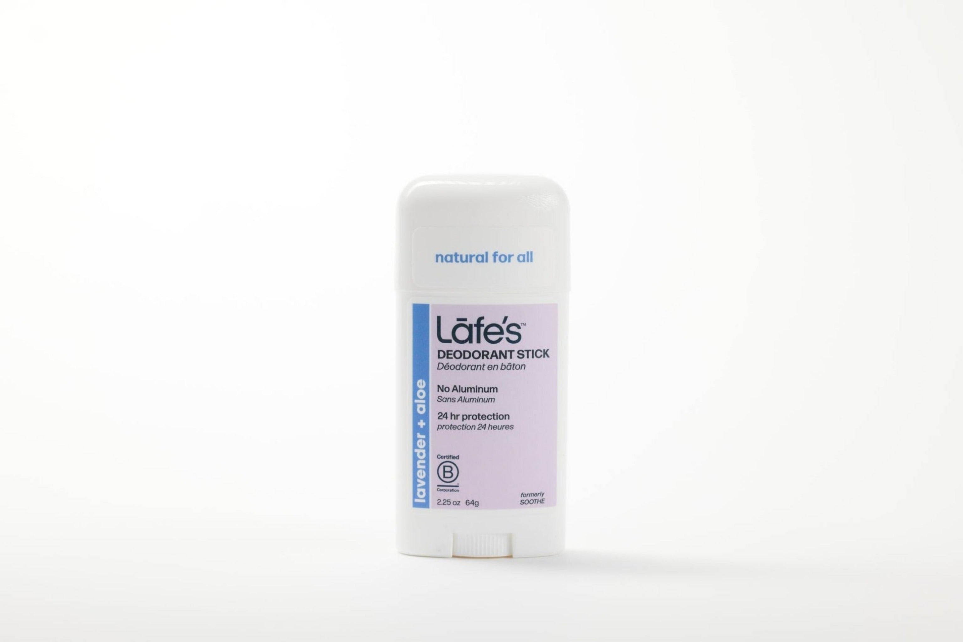 Lafe's Natural Deodorant Twist-Stick - Lavender & Aloe (Soothe) – Lafe ...