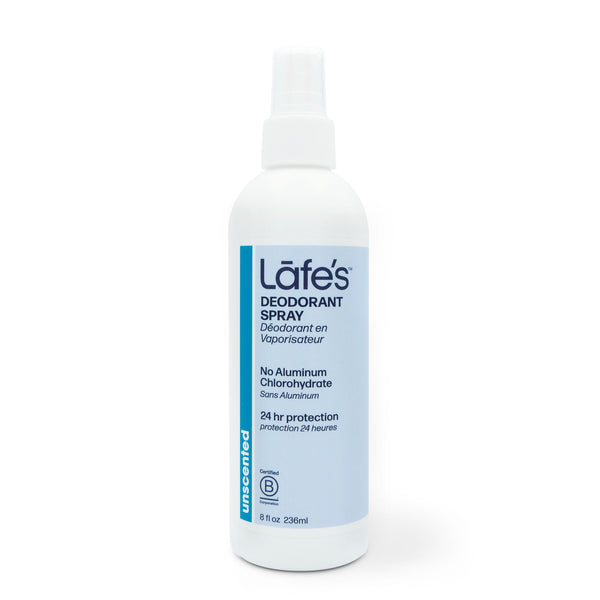 Lafe's Deodorant Spray Unscented (Fragrance Free) - 8 oz.