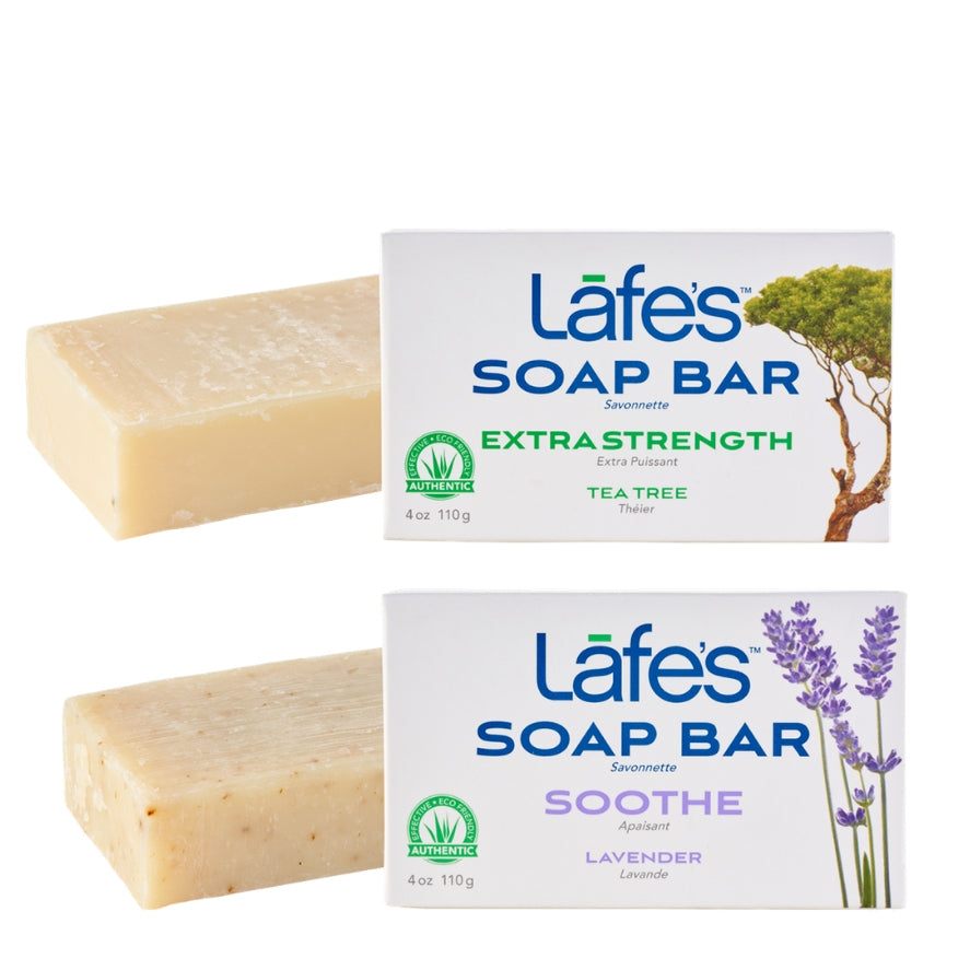Lafe’s Handcrafted Cold Pressed Bar Soaps - Variety 2 Pack