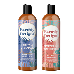 
            
                Load image into Gallery viewer, Lafe’s Earthly Delight Clarifying Shampoo &amp;amp; Protein Rich Conditioner Set
            
        