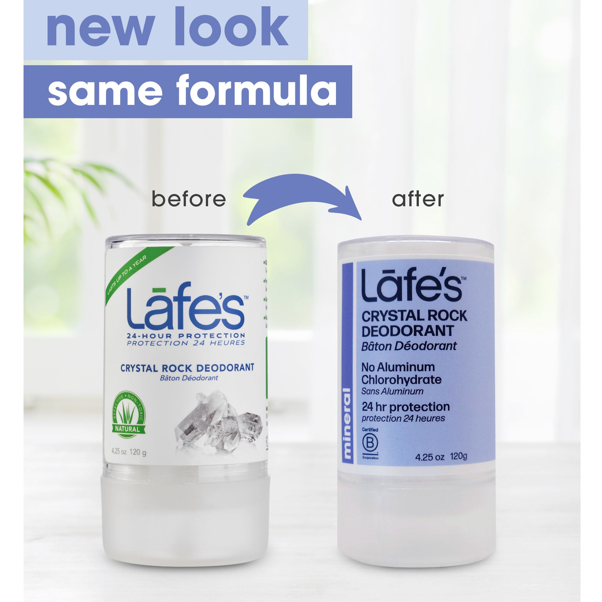 Lafe's Crystal Rock Salt Deodorant Lafe's Natural BodyCare