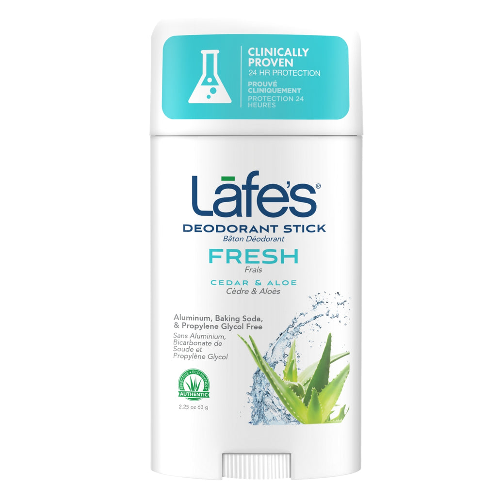 Lafe's Deodorant Stick - Fresh (Cedar + Aloe Vera)