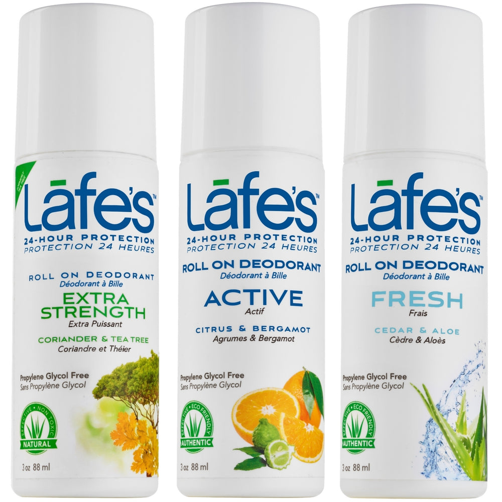 
            
                Load image into Gallery viewer, Lafe&amp;#39;s Deodorant Roll On - Men&amp;#39;s Variety 3 Pack
            
        