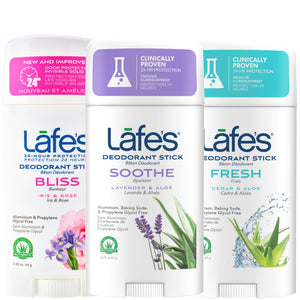 Lafe's Deodorant Stick - Women's Variety 3 Pack