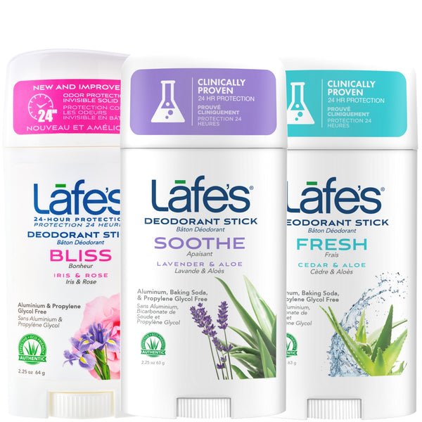 Lafe's Deodorant Stick - Women's Variety 3 Pack