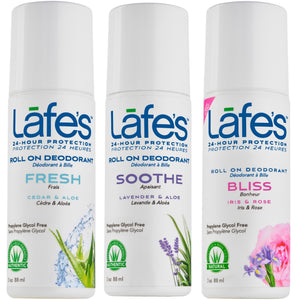 
            
                Load image into Gallery viewer, Lafe&amp;#39;s Deodorant Roll On - Women&amp;#39;s Variety 3 Pack
            
        