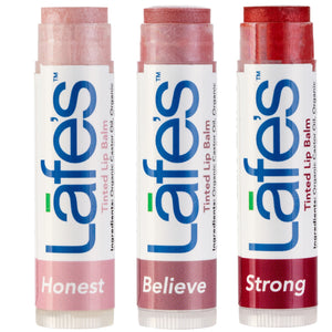 Lafe’s Non-Nano Tinted Lip Balms Variety 3 Pack